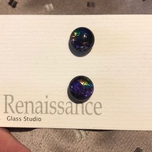 Renaissance Glass studio earrings